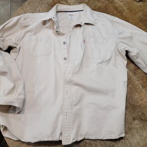 Levi's Light Tan Denim Work Shirt, 2XL